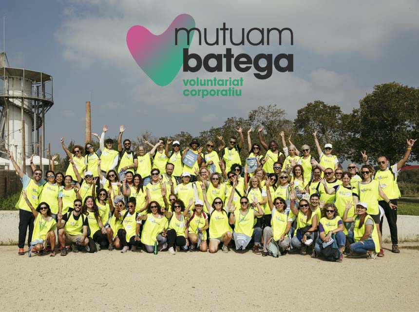 Mutuam Batega voluntariat corporatiu, Mutuam Batega, el voluntariado corporativo de la entidad es ya una realidad