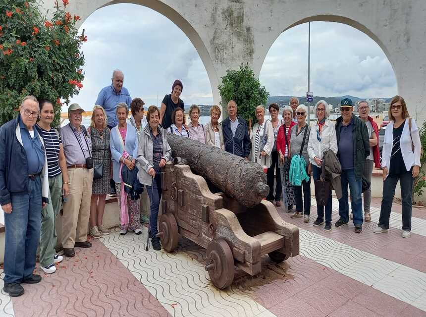 Seniors Mutuam Activa visitan Palamós, El grupo de seniors amantes del mar visitan Palamós