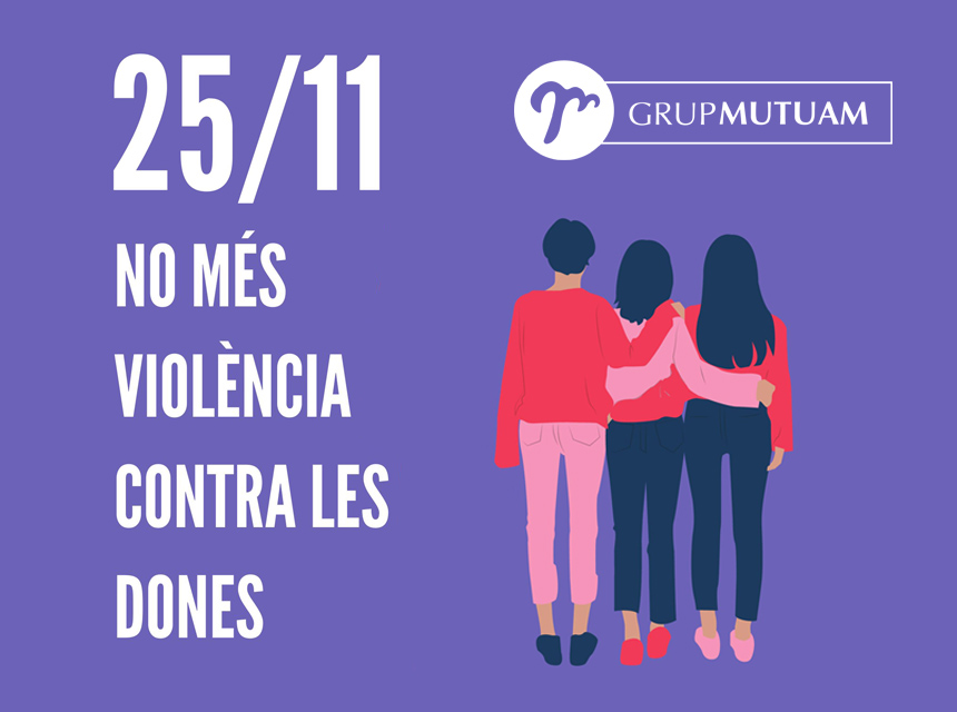 Dia Violència Dona Grup Mutuam 2023, Los centros y residencias de Mutuam contra la violencia machista